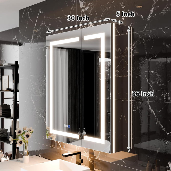 Clear Aluminum Medicine Cabinet