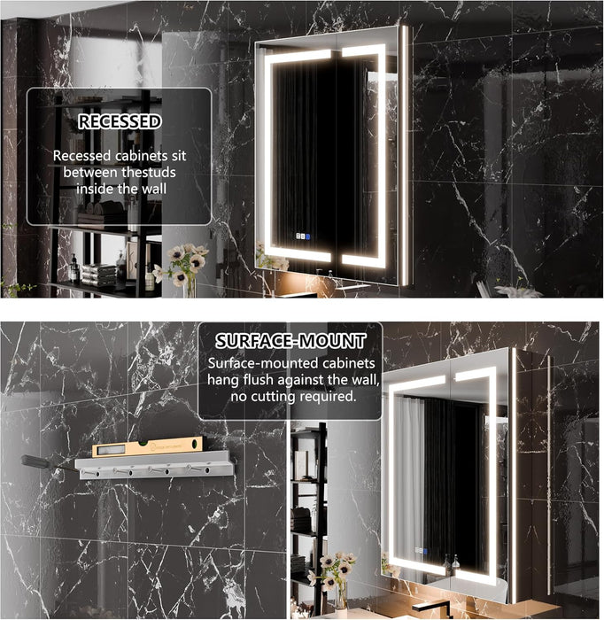 Clear Aluminum Medicine Cabinet