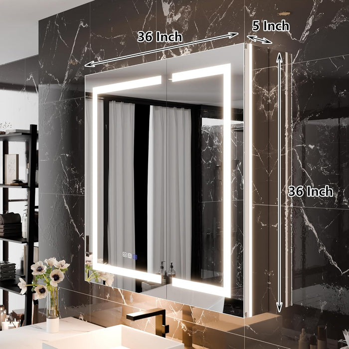 Clear Aluminum Medicine Cabinet