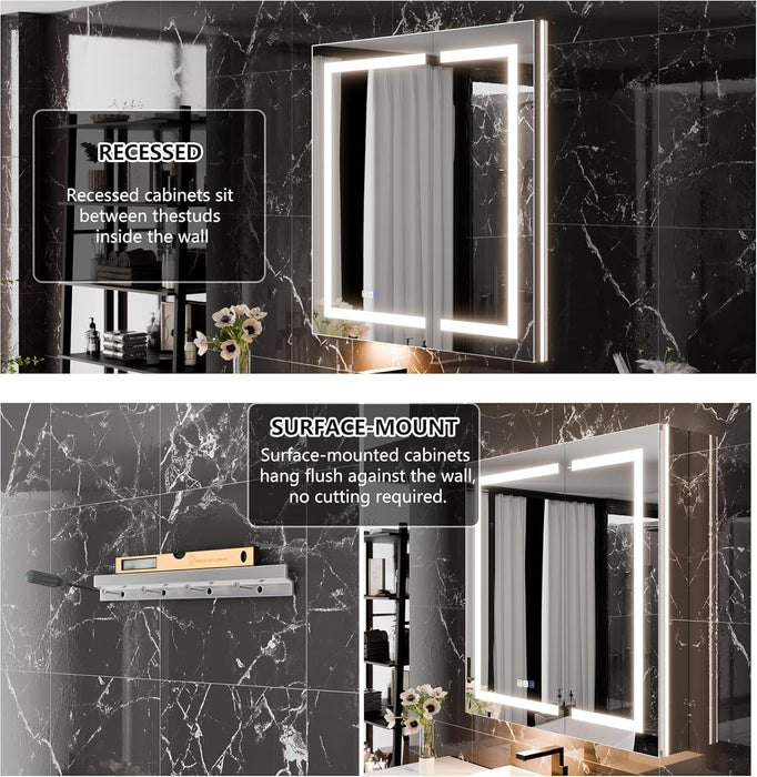 Clear Aluminum Medicine Cabinet