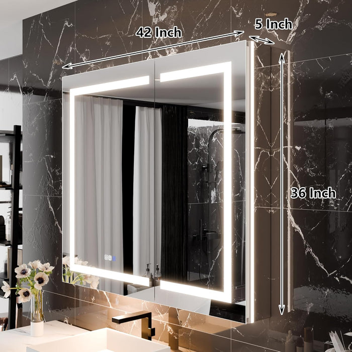 Clear Aluminum Medicine Cabinet