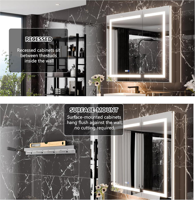 Clear Aluminum Medicine Cabinet