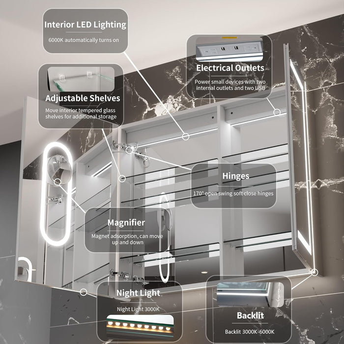 Clear Aluminum Medicine Cabinet