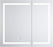 Clear Aluminum Medicine Cabinet