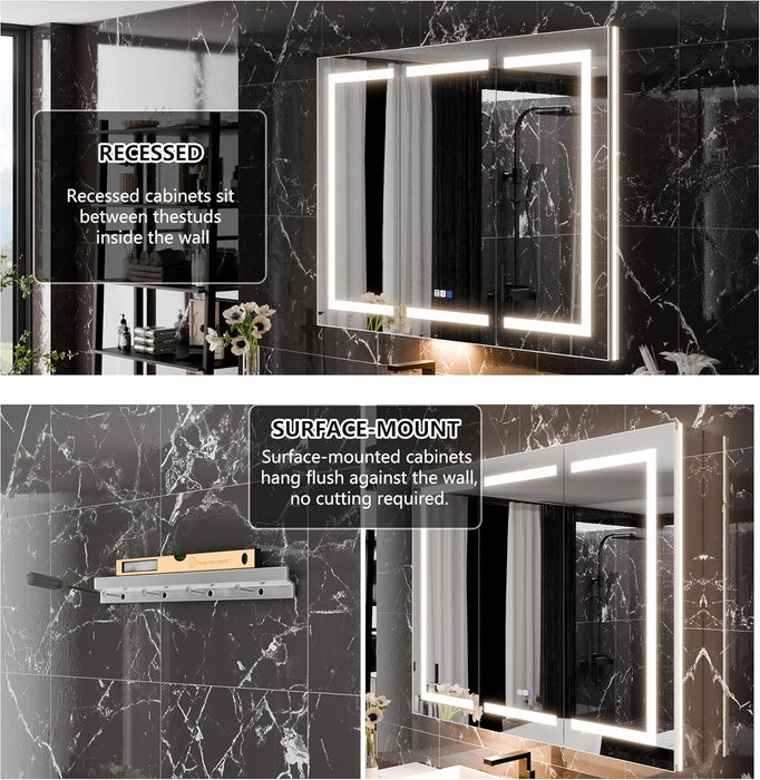 Clear Aluminum Medicine Cabinet