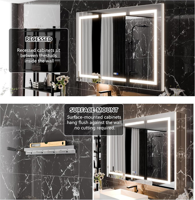 Clear Aluminum Medicine Cabinet