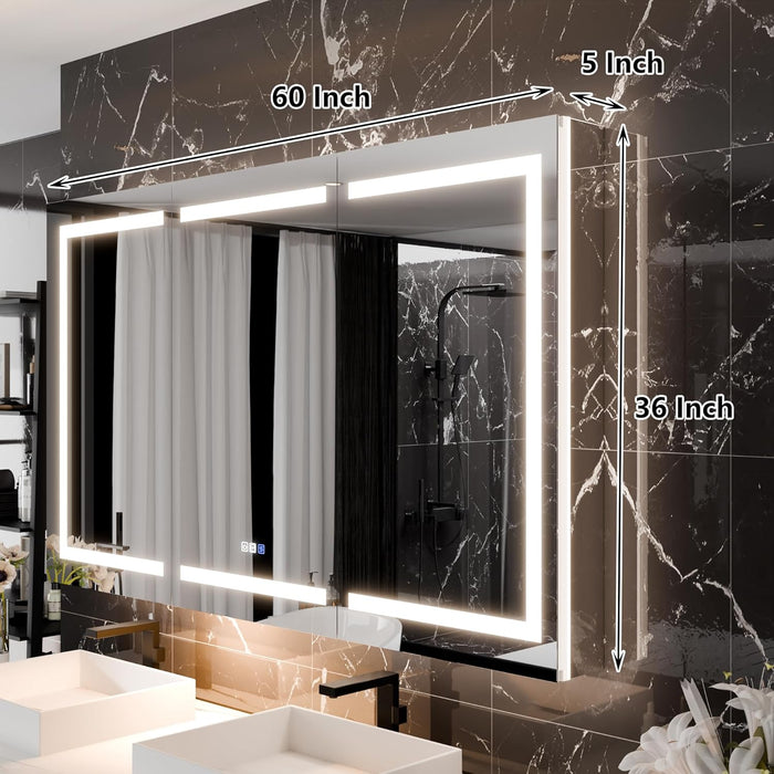Clear Aluminum Medicine Cabinet