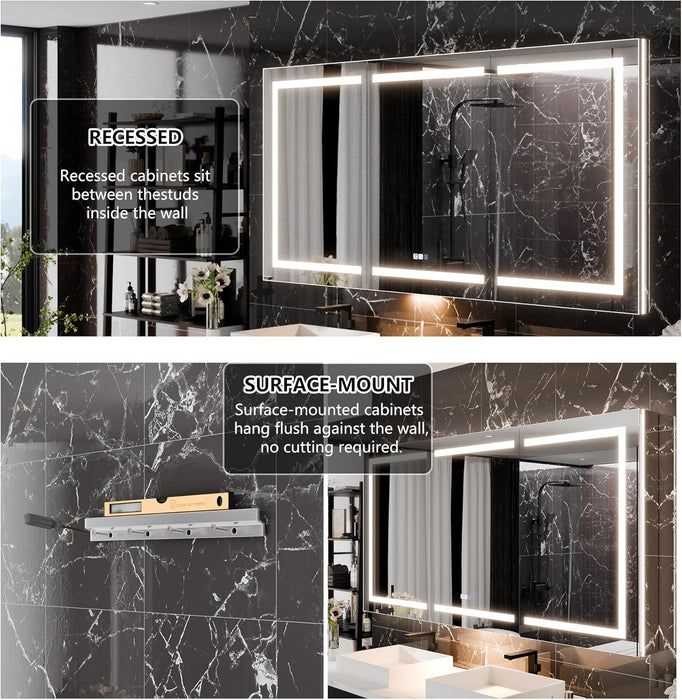 Clear Aluminum Medicine Cabinet