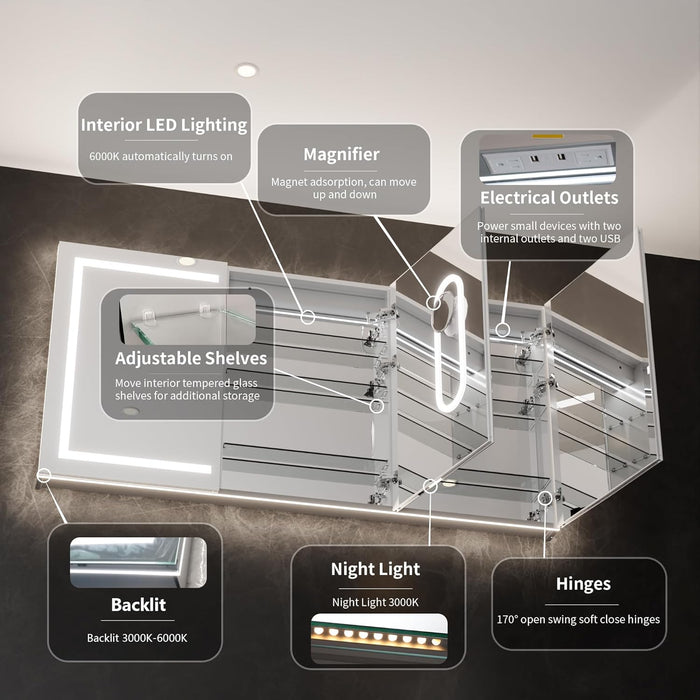 Clear Aluminum Medicine Cabinet