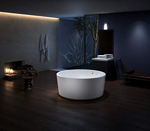 White Acrylic Bathtub