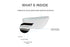 White Acrylic Bathtub