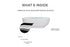 White Acrylic Bathtub
