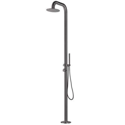 Grey Stainless Steel Outdoor Shower