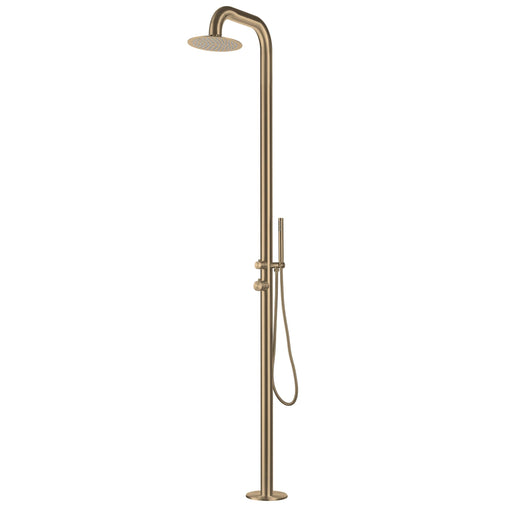Gold Stainless Steel Outdoor Shower