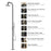 Brushed Polish Stainless Steel Outdoor Shower