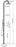 Brushed Polish Stainless Steel Outdoor Shower