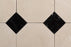 Honed Capri Octagon Limestone with Nero Marquina Keys Marble Tile