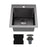 Stainless Steel Gunmetal Grey Kitchen Sink 1