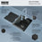 Stainless Steel Gunmetal Grey Kitchen Sink 3