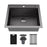 Stainless Steel Gunmetal Grey Kitchen Sink 1