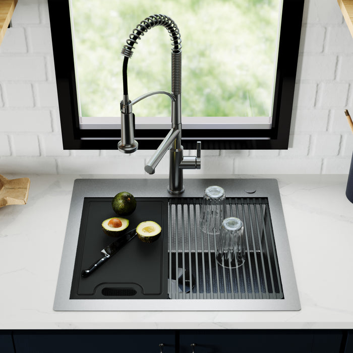 Stainless Steel Gunmetal Grey Kitchen Sink 2