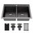 Stainless Steel Gunmetal Grey Kitchen Sink 1