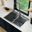 Stainless Steel Gunmetal Grey Kitchen Sink 2