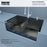 Stainless Steel Gunmetal Grey Kitchen Sink 5