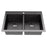 Stainless Steel Gunmetal Grey Kitchen Sink 7