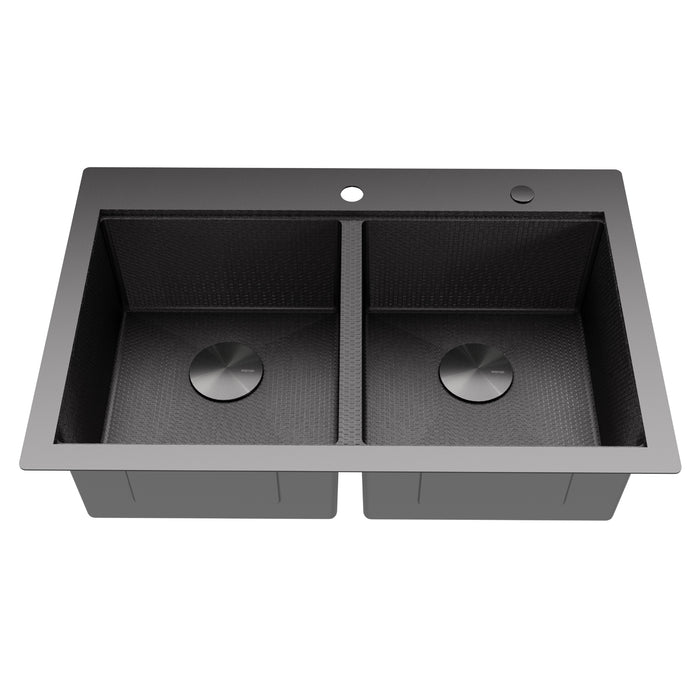 Stainless Steel Gunmetal Grey Kitchen Sink 7