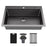 Stainless Steel Gunmetal Grey Kitchen Sink 1