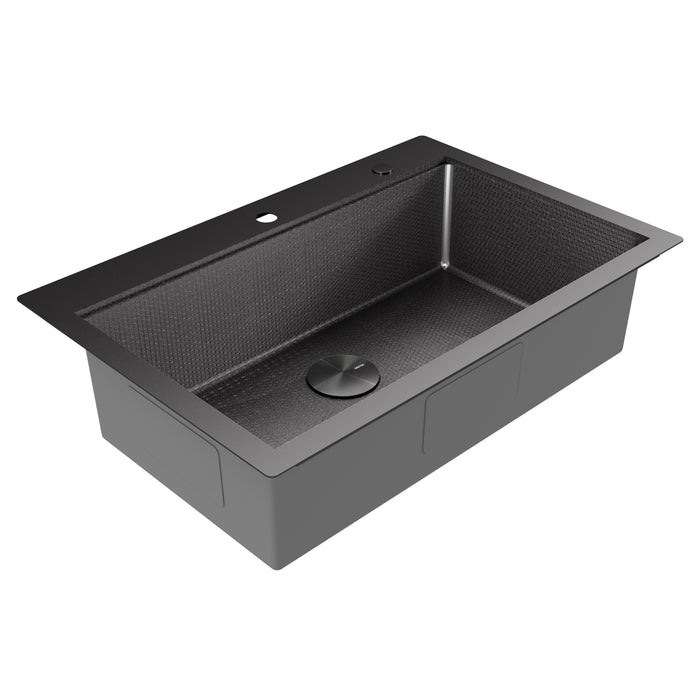 Stainless Steel Gunmetal Grey Kitchen Sink 6