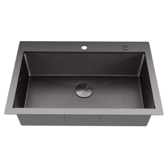 Stainless Steel Gunmetal Grey Kitchen Sink 7