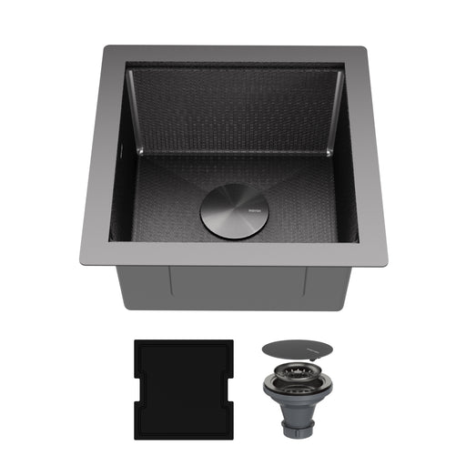 Stainless Steel Gunmetal Grey Kitchen Sink 1