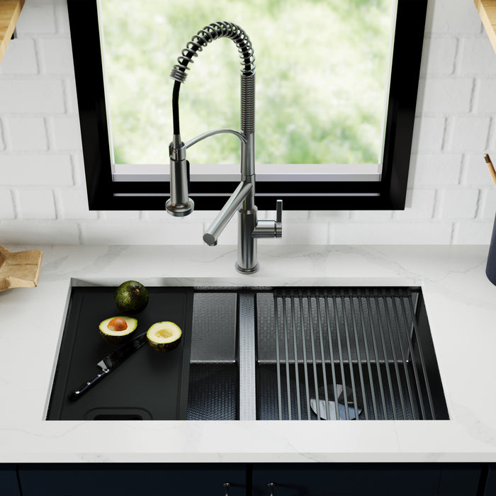 Stainless Steel Gunmetal Grey Kitchen Sink 2