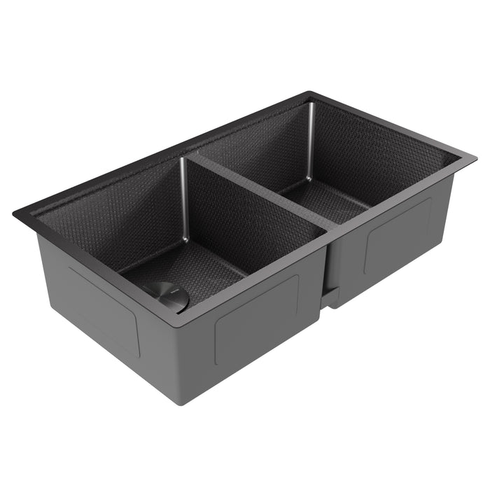 Stainless Steel Gunmetal Grey Kitchen Sink 6