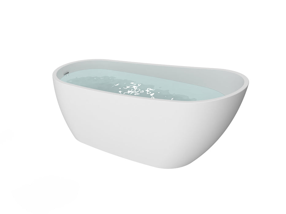 White Acrylic Bathtub