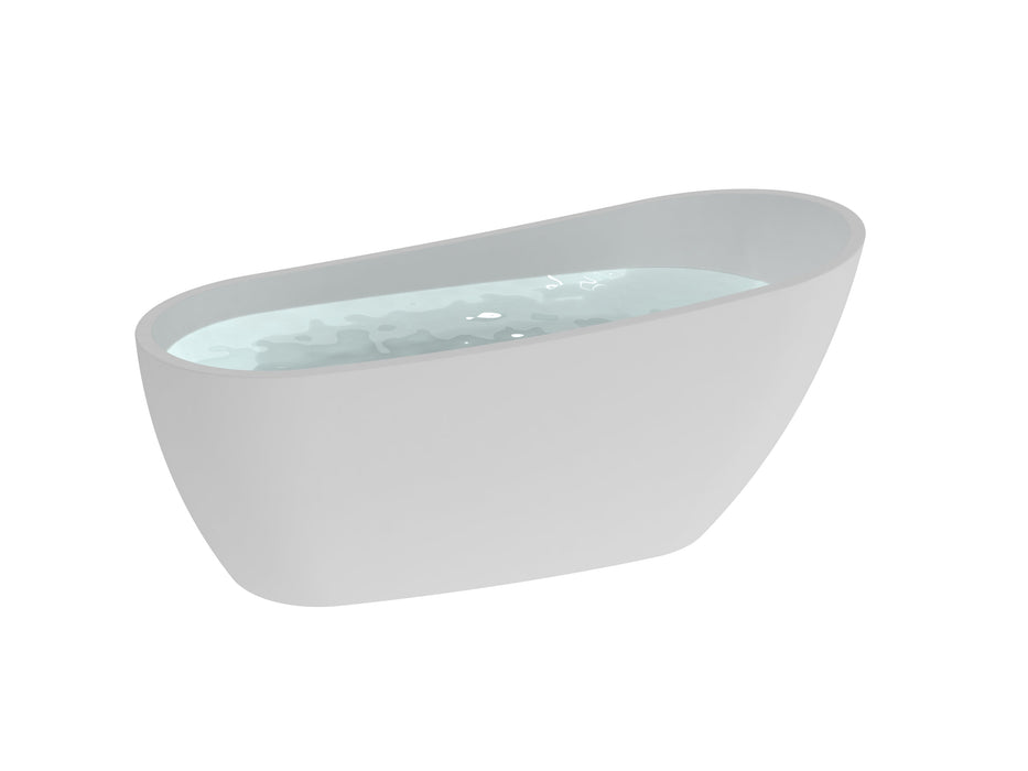 White Acrylic Bathtub