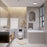 White Acrylic Bathtub
