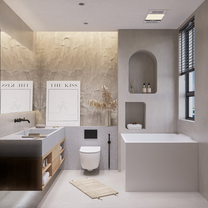 White Acrylic Bathtub