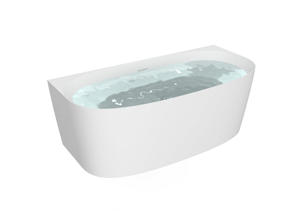White Acrylic Bathtub