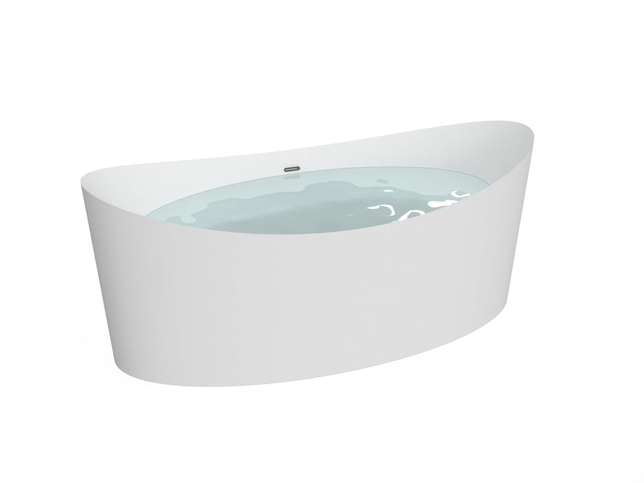 White Acrylic Bathtub