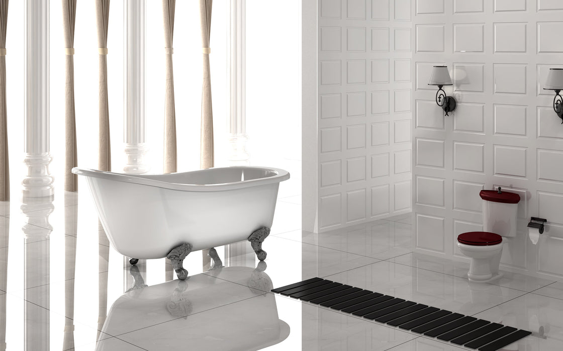 White Acrylic Bathtub