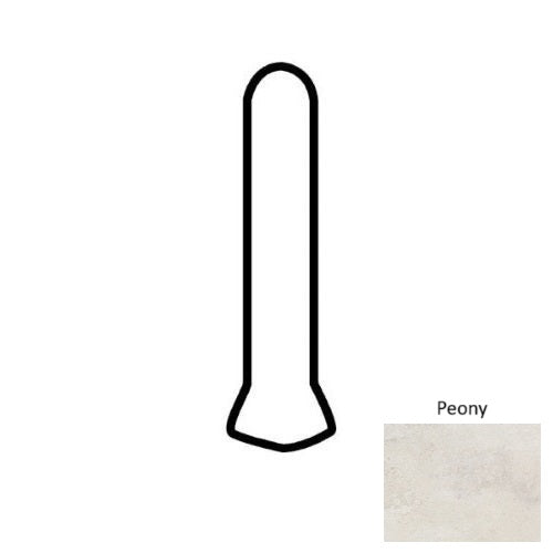 Haddonstone Porcelain Peony HS04 Cove Base Outcorner Matte 1