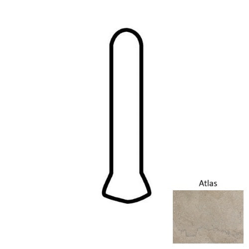 Haddonstone Porcelain Atlas HS06 Cove Base Outcorner Matte 1