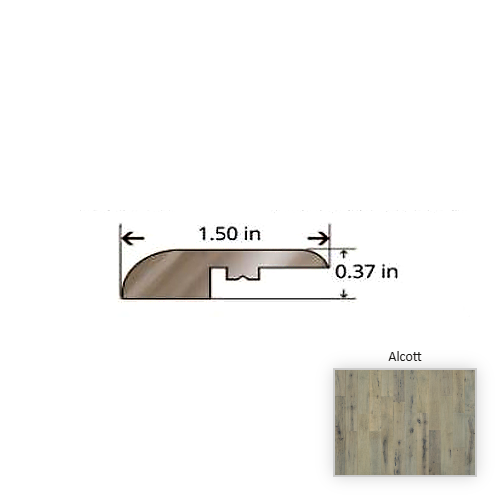Novella Maple Alcott Hardwood Moulding / Trim - 84.25" Reducer