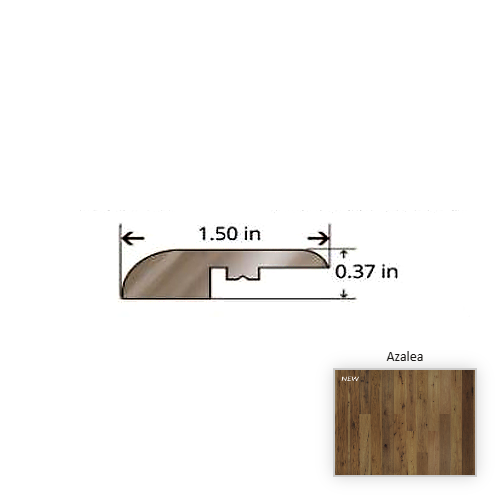 True Hickory Azalea Hardwood Moulding / Trim - 84.25" Reducer