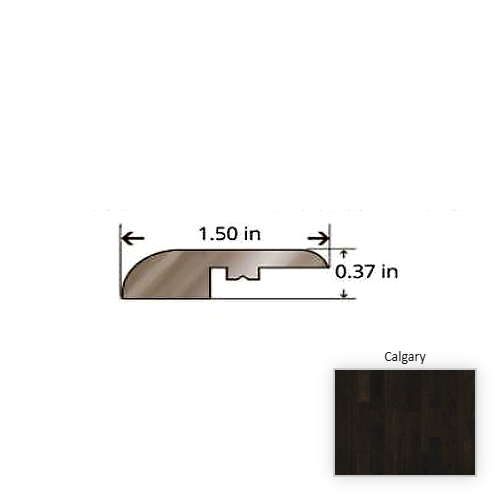 Monterey Red Oak Calgary Hardwood Moulding / Trim - 84.25" Reducer