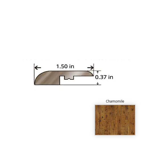 Organic 567 Hickory Chamomile Hardwood Moulding / Trim - 84.25" Reducer