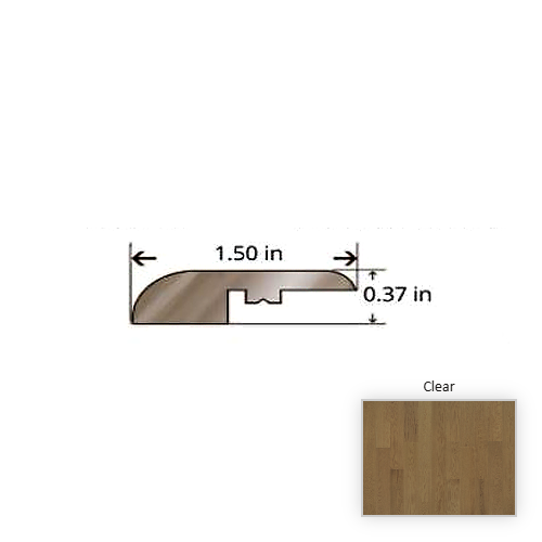 Serenity Oak Clear Hardwood Moulding / Trim - 84.25" Reducer